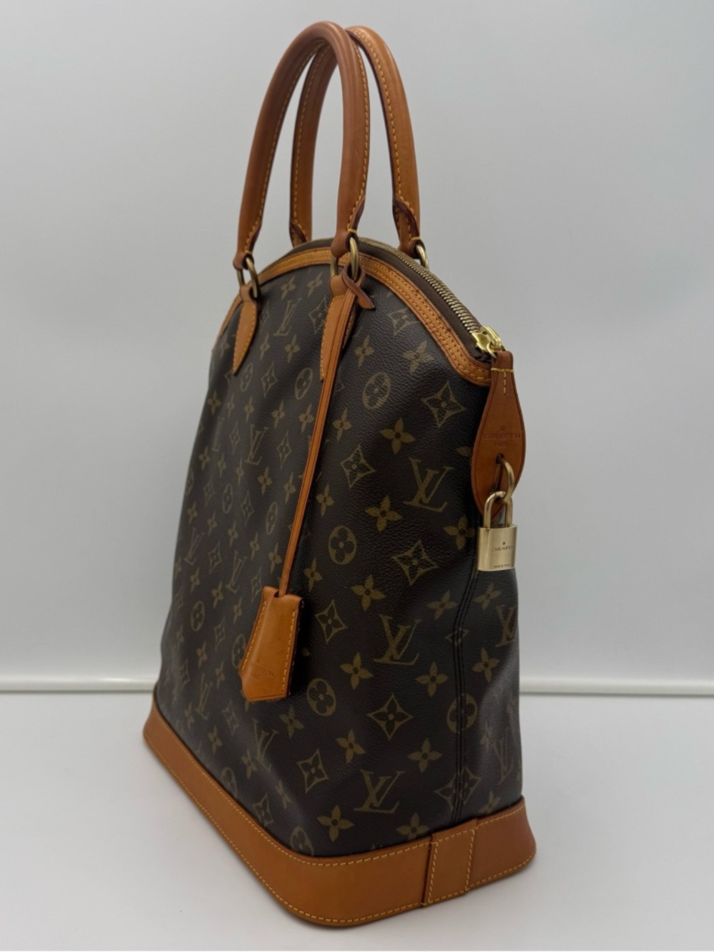 LOUIS VUITTON 1854 PARIS LOCKIT Vertical Bag w/ All Accessories • Made in FRANCE - Picture 2 of 16